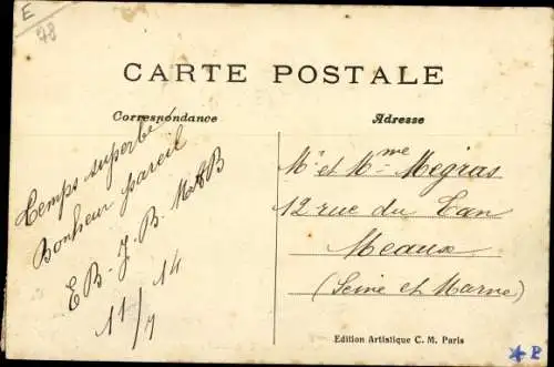 Ak Meulan en Yvelines, Tunnel et Clocher