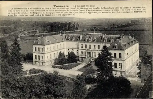 Ak Tonnerre Yonne, Le Nouvel Hôpital