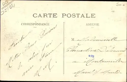 Ak Villers en Arthies Val d´Oise, Panorama