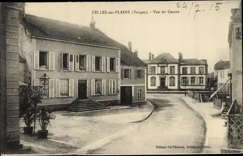 Ak Celles sur Plaine Vosges, Vue du Centre