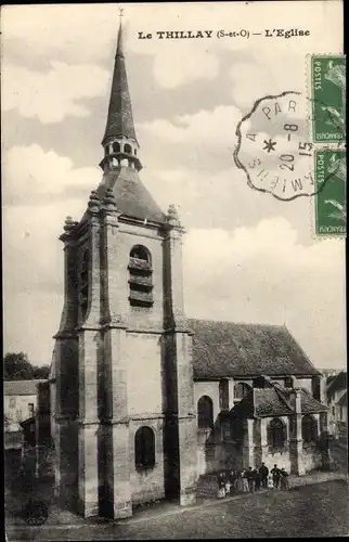 Ak Le Thillay Val d'Oise, L'Eglise
