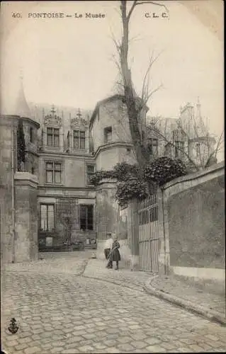 Ak Pontoise Val d'Oise, La Musee