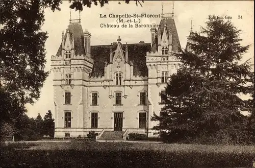 Ak Chapelle Saint Florent Maine-et-Loire, Château de la Baronnière