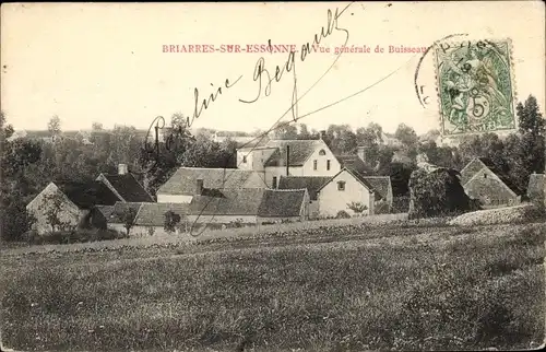 Ak Briarres sur Essonne Loiret, Vue Générale de Buisseau