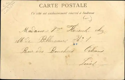 Ak Boigny Loiret, Pont sur la Bionne