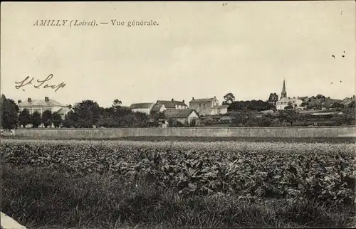 Ak Amilly Loiret, Vue Générale