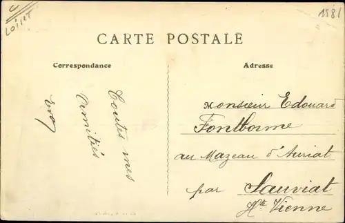 Ak Aschères Loiret, Château de Rougemont