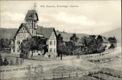 Ak Braunlage im Oberharz, Villa Askania