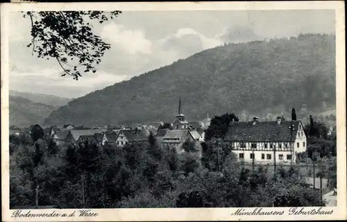 Ak Bodenwerder an der Weser, Münchhausens Geburtshaus