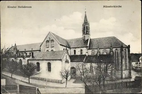 Ak Heilsbronn in Mittelfranken, Kloster, Münsterkirche