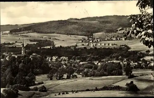 Ak Großpostwitz in Sachsen, Panorama