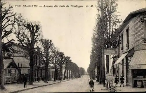 Ak Clamart Hauts de Seine, Avenue du Bois de Boulogne