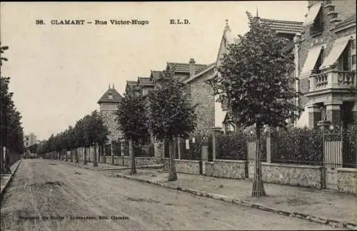 Ak Clamart Hauts de Seine, Rue Victor Hugo