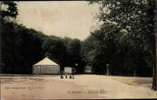 Ak Clamart Hauts de Seine, Place du Bois