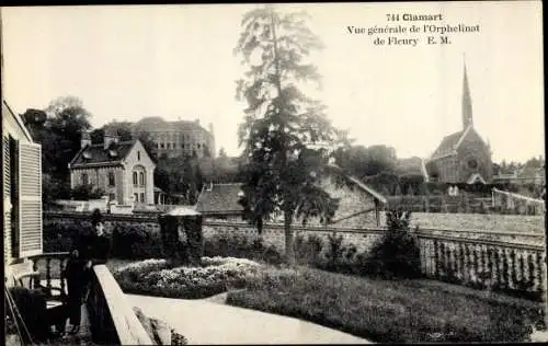 Ak Clamart Hauts de Seine, Vue Générale de l´Orphelinat de Fleury