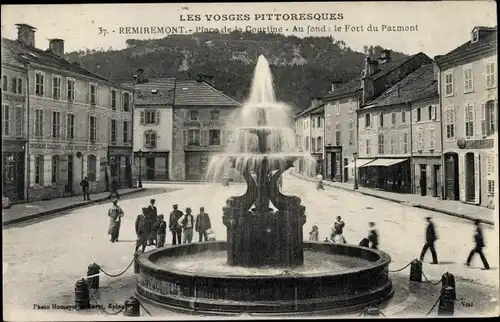Ak Remiremont Lothringen Vosges, Place de la Courtine, Le Fort du Parmont