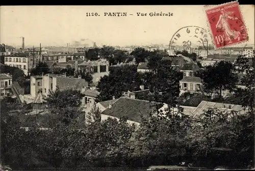 Ak Pantin Seine Saint Denis, Vue Générale