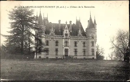 Ak Chapelle Saint Florent Maine-et-Loire, Château de la Baronnière