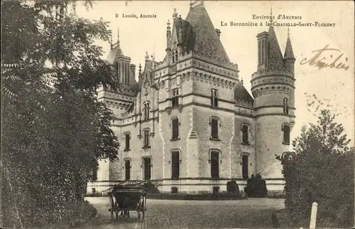 Ak Chapelle Saint Florent Maine-et-Loire, Château de la Baronnière