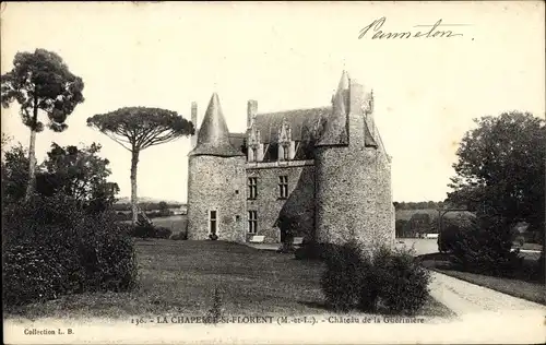 Ak Chapelle Saint Florent Maine-et-Loire, Château de la Guérinière