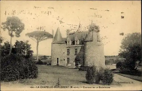 Ak Chapelle Saint Florent Maine-et-Loire, Château de la Guérinière