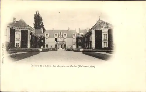 Ak Chapelle sur Oudon Maine-et-Loire, Château de la Lorie