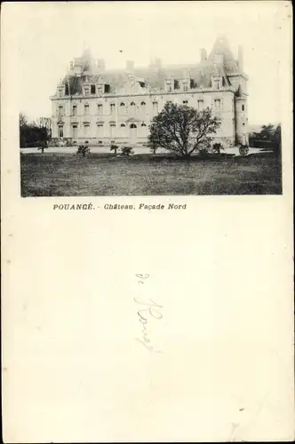Ak Pouancé Maine et Loire, Le Château