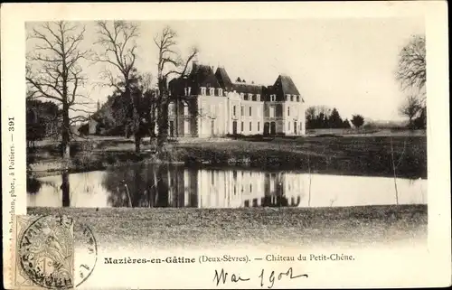 Ak Mazières en Gâtine Deux Sèvres, Château du Petit Chêne