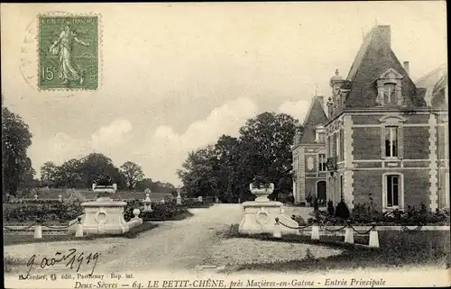 Ak Mazières en Gâtine Deux Sèvres, Château du Petit Chêne