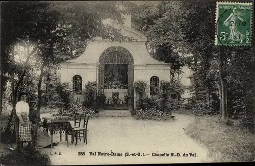 Ak Val Notre Dame Val d'Oise, Chapelle N.D. du Val
