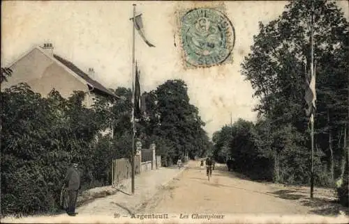 Ak Argenteuil Val d'Oise, Les Champioux