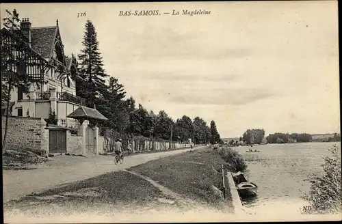 Ak Samois sur Seine Seine et Marne, La Magdeleine