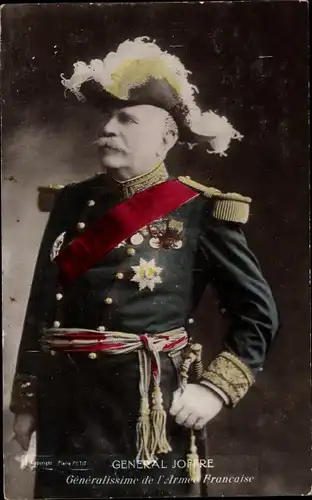 Ak General Joseph Joffre, Generalissime de l'Armee Francaise