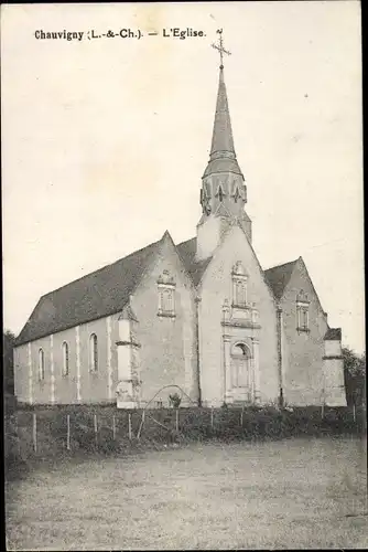 Ak Chauvigny Vienne, L´Eglise