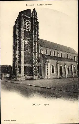 Ak Vouzon Loir et Cher, Eglise