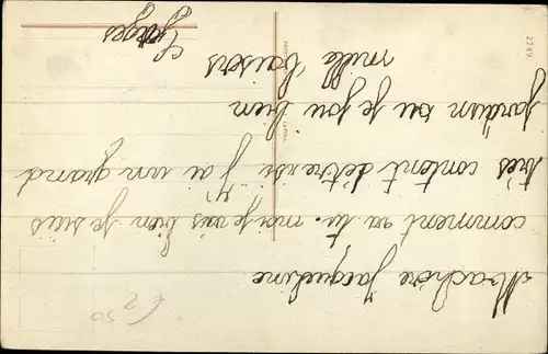 Künstler Ak Right, Depart pour Cythere, Seemann in Segelboot