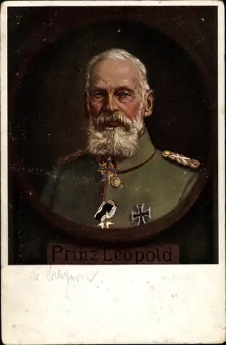 Künstler Ak Prinz Leopold von Bayern, Orden