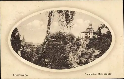 Passepartout Ak Eberswalde im Kreis Barnim, Sanatorium Drachenkopf