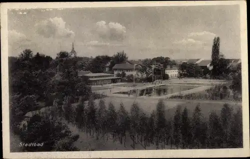 Ak Sömmerda im Thüringer Becken, Stadtbad