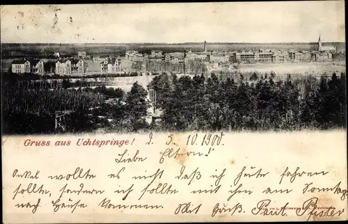 Ak Uchtspringe Stendal Sachsen Anhalt, Panorama