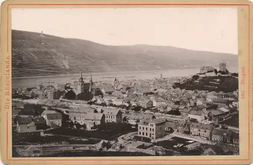 Kabinettfoto Bingen am Rhein, Gesamtansicht