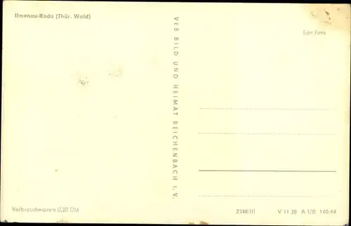 Ak Ilmenau in Thüringen, Teilansicht, Teichpartie