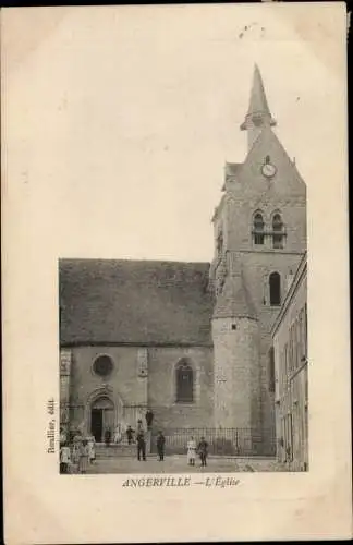 Ak Angerville Essonne, L´Église