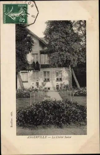 Passepartout Ak Angerville Essonne, Le Chalet Suisse