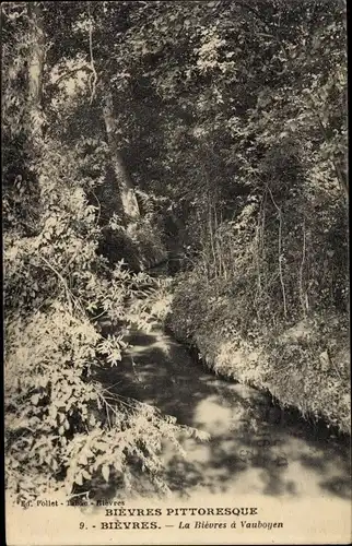 Ak Bièvres Essonne, La Bièvres à Vauboyen