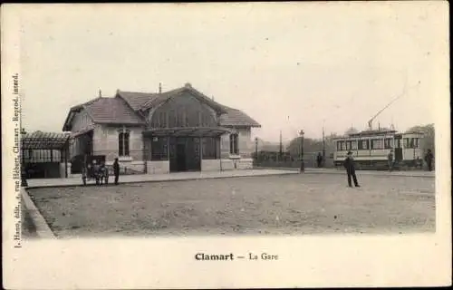 Ak Clamart Hauts de Seine, La Gare