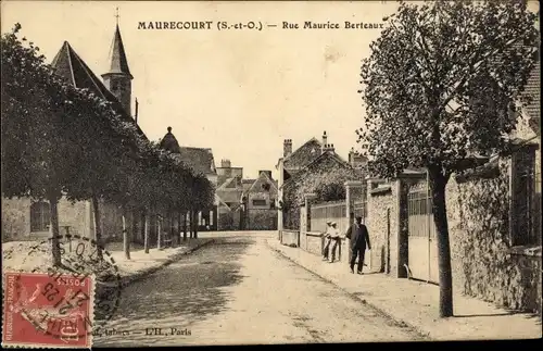 Ak Maurecourt Yvelines, Rue Maurice Berteaux