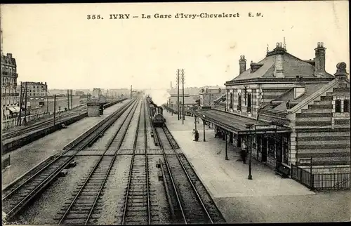 Ak Ivry Val de Marne, Gare d´Ivry-Chevaleret