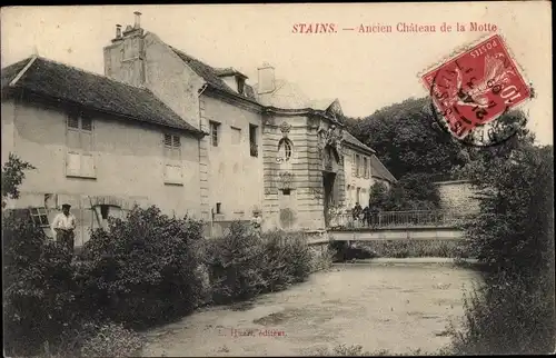 Ak Stains Seine-Saint-Denis, Ancien Château de la Motte