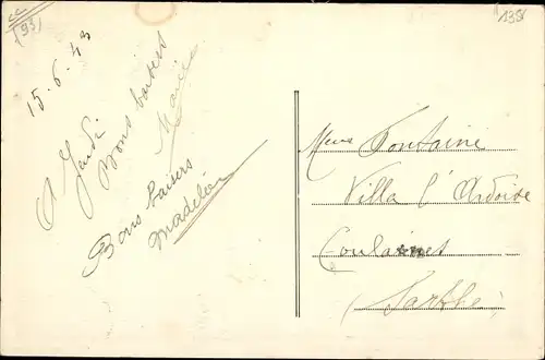 Ak Pierrefitte Seine Saint Denis, Jardin de la Mairie